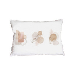Andrew Lee Blush, Pink, Ivory, Beige Watercolor Illustration And Gold Elements (Outdoor Cushion) / 30Cm X 45Cm - thumbnail 9