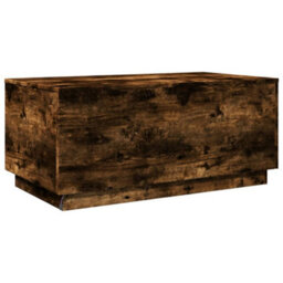 Berkfield Coffee Table With Led Lights Smoked Oak 90X50X40 Cm - thumbnail 9