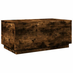 Berkfield Coffee Table With Led Lights Smoked Oak 90X50X40 Cm - thumbnail 3