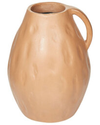 Wyld And Coco Terranest Handmade Terracotta Vase 40Cm Beige - Traditional Design - thumbnail 1