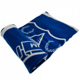 Everton Fc Fleece Pulse Blanket Blue/white (One Size) - thumbnail 2