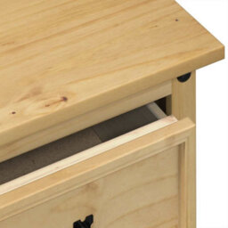 Berkfield Dressing Table Corona 110X50X75 Cm Solid Wood Pine - thumbnail 7