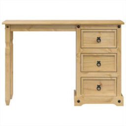 Berkfield Dressing Table Corona 110X50X75 Cm Solid Wood Pine - thumbnail 4