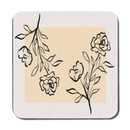 Benjamin Tate Design Floral Placemats And Coasters Set Designer Artwork On Wood Base Limited Edition Exclusive - thumbnail 3