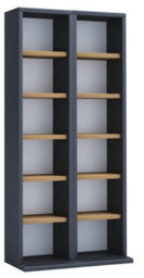 Vcm Wood Cd Dvd Stand Shelf Cabinet Milano - thumbnail 2