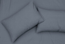 Smart Living Elegant 100% Cotton Housewife Pillowcases - Charcoal
