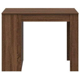 Berkfield Desk With Drawer And Shelf Brown Oak 102X62X77.5 Cm Engineered Wood - thumbnail 4