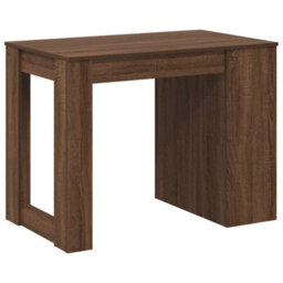 Berkfield Desk With Drawer And Shelf Brown Oak 102X62X77.5 Cm Engineered Wood - thumbnail 7