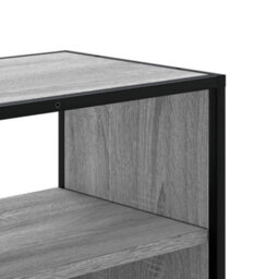 Berkfield Industrial Tv Cabinet Grey Sonoma 100X31X39.5 Cm Engineered Wood And Metal - thumbnail 8