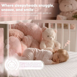 Bump & Beyond Baby Cot Mattress For Girls - Hypoallergenic, Waterproof & Breathable, Washable Cover - 140X70X10Cm - thumbnail 3
