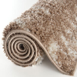 The Rugs Moroccan Shaggy Rugs And Runners Soft Fluffy Tribal Design High Pile Beige And Ivory Living Room Kitchen Hallway 920 - thumbnail 5