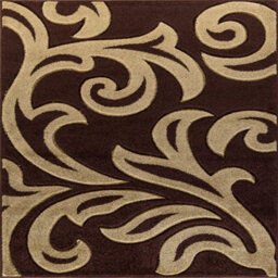 Smart Living Modern Thick Soft Carved Area Rug, Living Room Carpet, Kitchen Floor, Bedroom Soft Rugs 60Cm X 110Cm - Brown Green - thumbnail 2