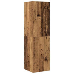 Berkfield Classic 4 Piece Tv Cabinet Set Wall-Mounted Old Wood Engineered Wood - thumbnail 4