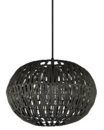 CGC Lighting Gloria - Cgc Grey Rattan Woven Easy Fit Lampshade - thumbnail 3
