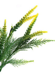 Best Artificial 34Cm Yellow Premium Lavender Flower Spray For Display Planter - thumbnail 3
