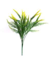 Best Artificial 34Cm Yellow Premium Lavender Flower Spray For Display Planter - thumbnail 4