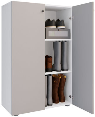 Vcm Wood Shoe Cabinet Shoe Rack Lona 3 - image 1