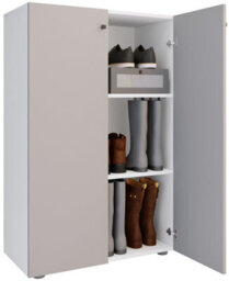 Vcm Wood Shoe Cabinet Shoe Rack Lona 3 - thumbnail 1
