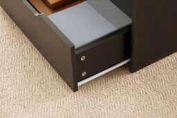 Home Source Bruges 2 Drawer Lift Up Coffee Table Black - thumbnail 3