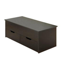 Home Source Bruges 2 Drawer Lift Up Coffee Table Black - thumbnail 7