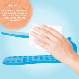 Haven Space Saver Shoe Rack Organiser Standard Size Easy To Clean & Sturdy, Blue - thumbnail 4
