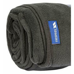 Trespass Snuggles Fleece Trail Blanket - Asrtd Charcoal (One Size) - thumbnail 5