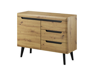 Abakus Direct Nordi Sideboard With Drawers 107Cm - image 1