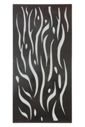 Mirroroutlet Amarelle Extra Large Metal Flame Decorative Garden Screen Mirror 180Cm X 90Cm - thumbnail 2