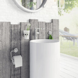 Smedbo Wall Mounted Toilet Roll Holder For Bathroom Toilet Paper - thumbnail 3