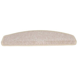 Berkfield Stair Mats 20 Pcs 65X24X4 Cm Taupe Half Round Large - thumbnail 3