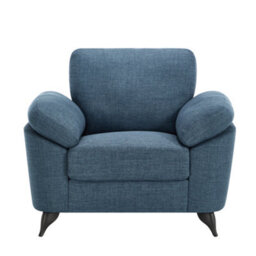 More4Homes Malmo Modern Scandi Style Fabric Living Room 1+2+3 Seater Sofa Set (Blue) - thumbnail 3