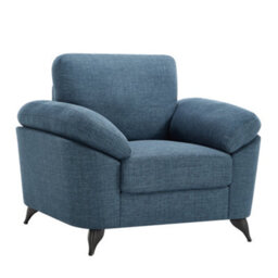 More4Homes Malmo Modern Scandi Style Fabric Living Room 1+2+3 Seater Sofa Set (Blue) - thumbnail 2