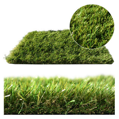 "Landscape 40mm Outdoor Artificial Grass, Pet-Friendly Outdoor Artificial Grass, Non-Slip Fake Grass-16M(52'5"") X 4M(13'1"")-64M²" - image 1