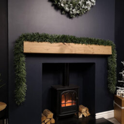Samuel Alexander 3M X 15Cm Festive 6 Ply Chunky Green Pine Christmas Tinsel Garland Decoration - thumbnail 9
