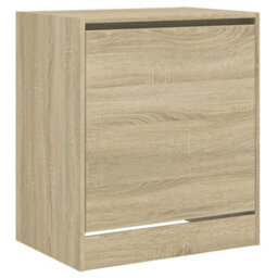 Walplus Shoe Cabinet Sonoma Oak 60X42X69 Cm Engineered Wood - thumbnail 4