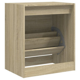 Walplus Shoe Cabinet Sonoma Oak 60X42X69 Cm Engineered Wood - thumbnail 7