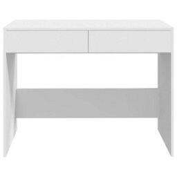 Berkfield Desk White 101X50X76.5 Cm Engineered Wood - thumbnail 5