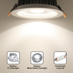 Long Life Lamps Company 30W Recessed Commercial Cob Led Downlight 4000K Cdl30W4K - thumbnail 6