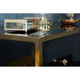Birlea Fenwick 4 Drawer Chest Black & Gold - thumbnail 5