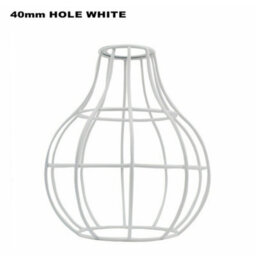 White Modern Easy Fit Metal Wire Cage Pendant Lighting Ceiling Light Shade Indoor Pendant Light Shade Lamp Shade