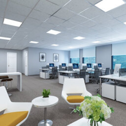 Paul Russells Led Ultra Slim Square Panel Ceiling Lights, 36W 3200 Lumens, Spotlights, Ip20, 6500K Cool White - thumbnail 5