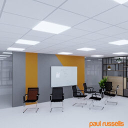 Paul Russells Led Ultra Slim Square Panel Ceiling Lights, 36W 3200 Lumens, Spotlights, Ip20, 6500K Cool White - thumbnail 8