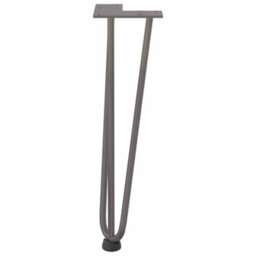 Berkfield Hairpin Legs For Coffee Table 4 Pcs Natural Steel 42 Cm Solid Steel - thumbnail 5