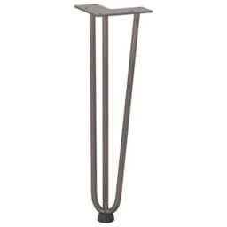 Berkfield Hairpin Legs For Coffee Table 4 Pcs Natural Steel 42 Cm Solid Steel - thumbnail 4