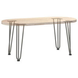 Berkfield Hairpin Legs For Coffee Table 4 Pcs Natural Steel 42 Cm Solid Steel - thumbnail 8