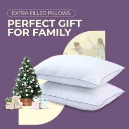 Nod Off Hollowfibre Soft Pillows Pack Of 4 - Hypoallergenic Egyptian Cotton Bed Pillows, Suitable For Back And Side Sleepers - thumbnail 4