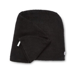 Catherine Lansfield Quick Dry Plain Turbie Head Towel Black - thumbnail 3