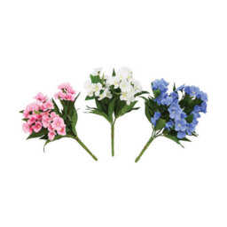 Gainsborough Set Of 3 Artificial Glowers, White, Pink & Purple Primula Picks, Weather-Resistant Fake Flowers For Indoor & Outdoor Use - thumbnail 2