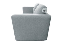 DS Living The Brenta 2 Seater Slide Storage Sofa In Grey, Silver Or Navy - thumbnail 4