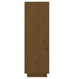 Berkfield Shoe Cabinet Honey Brown 34X30X105 Cm Solid Wood Pine - thumbnail 4